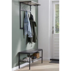 GAMMA Kapstok Neal Metaal/mdf Hout -InterieurKunst Verkoopwinkel 123 3147