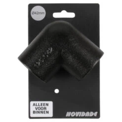 Novidade Steigerbuis Buiskoppeling Kniestuk 2-weg Zwart Ø 42mm -InterieurKunst Verkoopwinkel 123 3173