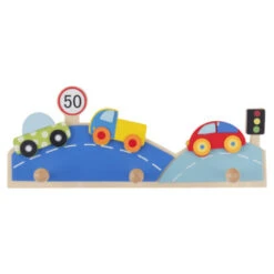 Kapstok Auto 3 Haaks Hout 290mm -InterieurKunst Verkoopwinkel 123 3183