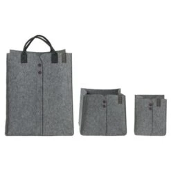 Sealskin Opbergmand Felt Vilt Grijs -InterieurKunst Verkoopwinkel 123 3192