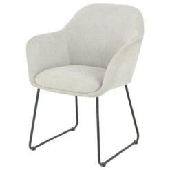 GAMMA Eetkamerstoel Lotte Gestoffeerd Naturel -InterieurKunst Verkoopwinkel 123 3196