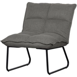 WOOOD Fauteuil Henno 5 Standen Grijs