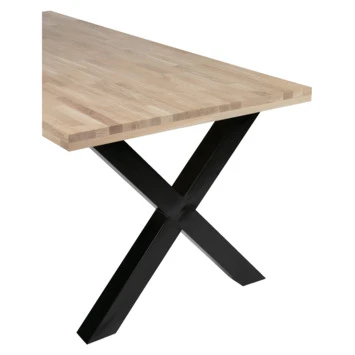 WOOOD Tafelonderstel Alkmaar X-poot Metaal 2 WOOOD Tafelonderstel Alkmaar X-poot Metaal - Afbeelding 2