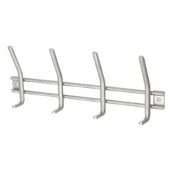 Kapstok Yvo 4 Haaks Rvs 355mm -InterieurKunst Verkoopwinkel 123 3236