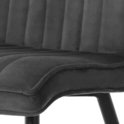 GAMMA Eetkamerstoel Nicolet Velvet Antraciet -InterieurKunst Verkoopwinkel 123 3254