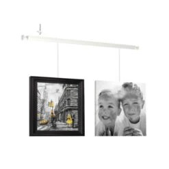 Artiteq Up Rail Schilderij Ophangsysteem Compleet 2 Meter Wit (RAL 9016) Overschilderbaar -InterieurKunst Verkoopwinkel 123 3349