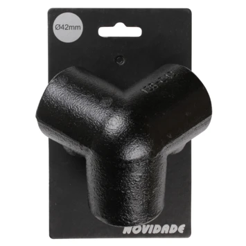 Novidade Steigerbuis Buiskoppeling Hoekstuk 3-weg Zwart Ø 42mm 3 Novidade Steigerbuis Buiskoppeling Hoekstuk 3-weg Zwart Ø 42mm - Afbeelding 3