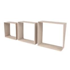 Wandkubusset Wandk 9mm 30x30x12cm 3st