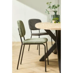 GAMMA Eetkamerstoel Job Rib Warmgrijs -InterieurKunst Verkoopwinkel 123 3403