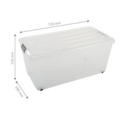 IRIS Opbergbox Click+Rol 70L Deksel -InterieurKunst Verkoopwinkel 123 3455