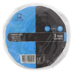 Q-Link UTP Kabel CAT5E AWG26 2RJ45 20 Meter Wit -InterieurKunst Verkoopwinkel 123 348
