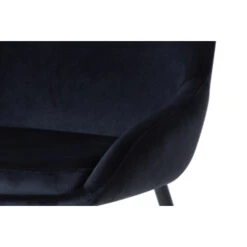 GAMMA Eetkamerstoel Julien Fluweel Zwart -InterieurKunst Verkoopwinkel 123 3493