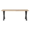 WOOOD Tablo Eiken Blad 220x90 Met ALKMAAR-poot