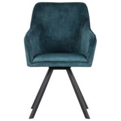 WOOOD Draaistoel Jitse Fluweel Mosgroen