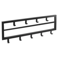 Kapstok Ise 9 Haaks Zwart