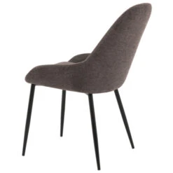 GAMMA Eetkamerstoel Julien Gestoffeerd Donker Taupe -InterieurKunst Verkoopwinkel 123 3605