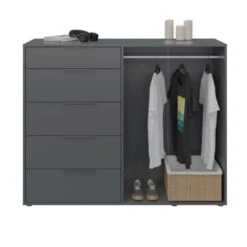 Kast James 5 Lades Met Hanggedeelte -InterieurKunst Verkoopwinkel 123 3630