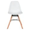 Eetkamerstoel Isabel Kunststof/staal Wit
