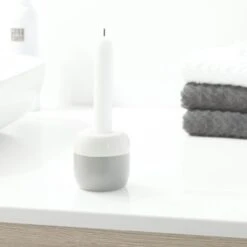 Sealskin Kaarsenhouder Sphere Porcelein Licht Grijs -InterieurKunst Verkoopwinkel 123 3680