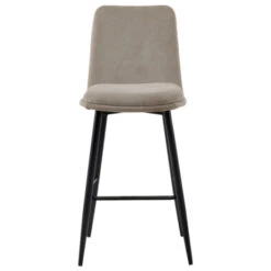 GAMMA Barkruk Dagmar Gestoffeerd Grijs