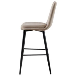 GAMMA Barkruk Dagmar Gestoffeerd Grijs -InterieurKunst Verkoopwinkel 123 3721