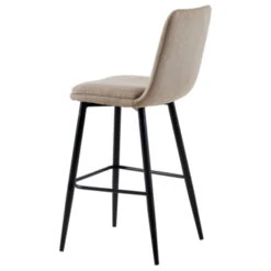 GAMMA Barkruk Dagmar Gestoffeerd Grijs -InterieurKunst Verkoopwinkel 123 3722