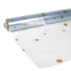 Transparant Tafelzeil Confetti 140x260 Cm -InterieurKunst Verkoopwinkel 123 3765