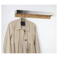 Kapstok RVS/hout Dex -InterieurKunst Verkoopwinkel 123 3782