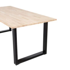 WOOOD Tablo Eettafel Eiken Met U-poot 200x90 Cm -InterieurKunst Verkoopwinkel 123 3813