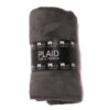 Maxime Fleece Plaid Antraciet L180xb130 Cm