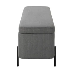 GAMMA Opbergbank Xander Gestoffeerd Grijs -InterieurKunst Verkoopwinkel 123 3833