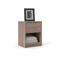 Nachtkastje Met Lade Mahra Truffel -InterieurKunst Verkoopwinkel 123 3867
