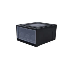 IRIS Stapellade Zwart Medium