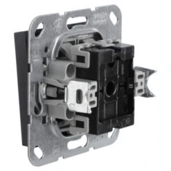 Gira E2 Inbouw Serieschakelaar Mat Zwart -InterieurKunst Verkoopwinkel 123 392