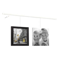 Artiteq Click Rail Schilderij Ophangsysteem Compleet 4 Meter Wit Overschilderbaar -InterieurKunst Verkoopwinkel 123 4024