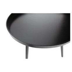 WOOOD BIJZETTAFEL NOLA ZWART -InterieurKunst Verkoopwinkel 123 4032