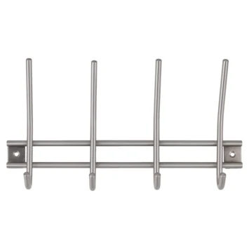 Kapstok Ian 4 Haaks Rvs 300mm 4 Kapstok Ian 4 Haaks Rvs 300mm - Afbeelding 4