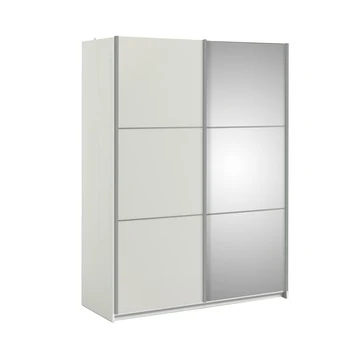 Kledingkast Janneke 150 Cm Wit Met Spiegel 1 Kledingkast Janneke 150 Cm Wit Met Spiegel