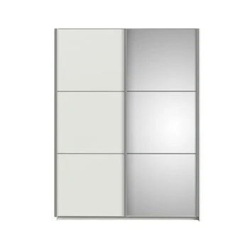 Kledingkast Janneke 150 Cm Wit Met Spiegel 4 Kledingkast Janneke 150 Cm Wit Met Spiegel - Afbeelding 4