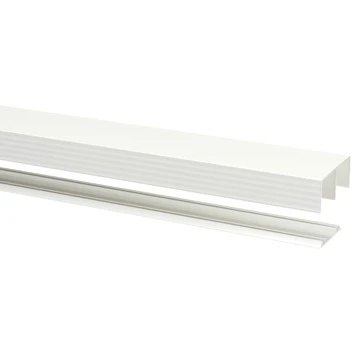 StoreMax Rail Metaal Wit T.b.v. R40/R60 240x8,1x4,1 Cm 1 StoreMax Rail Metaal Wit T.b.v. R40/R60 240x8,1x4,1 Cm