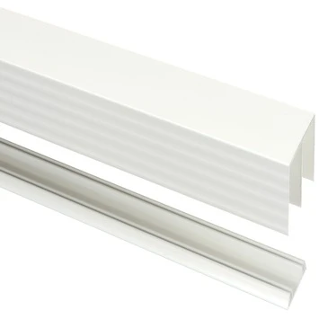 StoreMax Rail Metaal Wit T.b.v. R40/R60 240x8,1x4,1 Cm 2 StoreMax Rail Metaal Wit T.b.v. R40/R60 240x8,1x4,1 Cm - Afbeelding 2