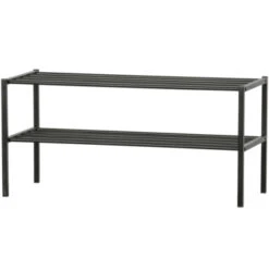 WOOOD Schoenenrek Ferro Metaal Zwart -InterieurKunst Verkoopwinkel 123 4204