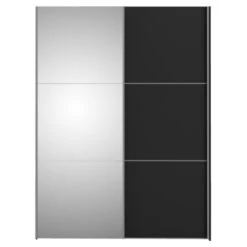 Kledingkast Janneke 150 Cm Zwart Met Spiegel 12 Kledingkast Janneke 150 Cm Zwart Met Spiegel -InterieurKunst Verkoopwinkel 123 4220