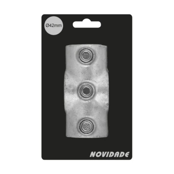 Novidade Steigerbuis Buiskoppeling Kruisstuk Vlak Verzinkt Ø 42mm 3 Novidade Steigerbuis Buiskoppeling Kruisstuk Vlak Verzinkt Ø 42mm - Afbeelding 3