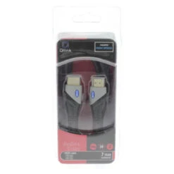 Q-Link HDMI Kabel High Speed Gold Plated 3D 2 Meter Zwart -InterieurKunst Verkoopwinkel 123 430