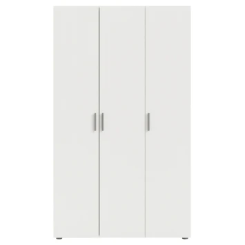 Kledingkast Pisa 3 Deurs Wit Houtnerf 1 Kledingkast Pisa 3 Deurs Wit Houtnerf