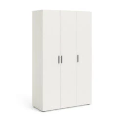 Kledingkast Pisa 3 Deurs Wit Houtnerf 14 Kledingkast Pisa 3 Deurs Wit Houtnerf -InterieurKunst Verkoopwinkel 123 4330