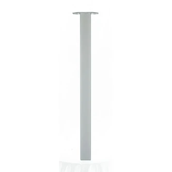 Duraline Tafelpoot Vierkant Zilvergrijs 50x50 Mm 72 Cm 1 Duraline Tafelpoot Vierkant Zilvergrijs 50x50 Mm 72 Cm