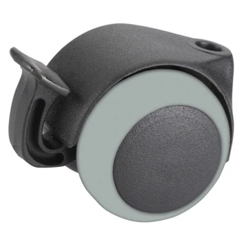 Set 8st Meubelwielen TPE Met Plaatbevestiging 40mm Tot 30kg Per Wiel 4 Set 8st Meubelwielen TPE Met Plaatbevestiging 40mm Tot 30kg Per Wiel - Afbeelding 4