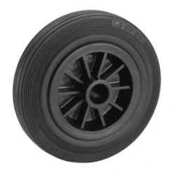 Los Wiel Rubber 200mm Met As Tot 180kg